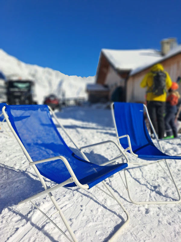 Schnalstal Suedtirol - Liegestuhl in der Sonne Bild: A.Schmelter