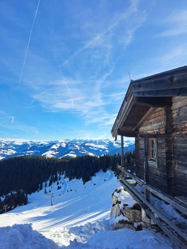 Skigebiet Wilder Kaiser - Brixenthal - Huette Bild: A.Schmelter