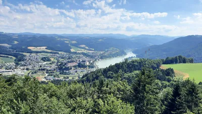 Gobelwarte mit Donau-View Foto: © Nadine Sorgenfrei Trips4Kids.de