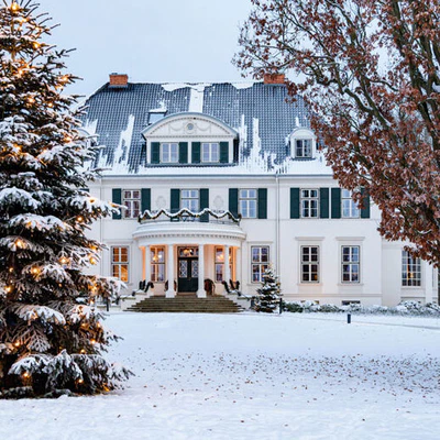 Gut Immenhof - Herrenhaus Winter 2 Bild: Immenhof PR