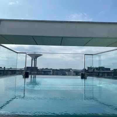 Landskrona -Hote Oeresund Rooftop Pool Bild: Trips4kids.de