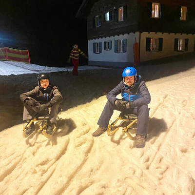 Nachtrodeln-Gafrescha-Start Foto: © Andrea Fischer, Trips4Kids.de