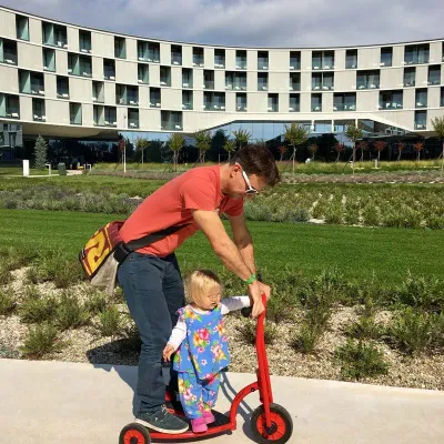 Roller fahren, Hotel Amarin