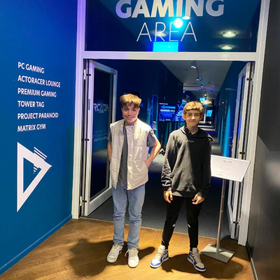 RCADIA Gaming Area - Nick & Paul Foto: © Andrea Fischer, Trips4Kids.de
