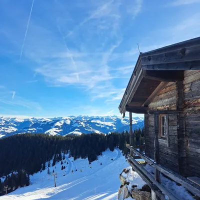 Skigebiet Wilder Kaiser - Brixenthal - Huette Bild: A.Schmelter
