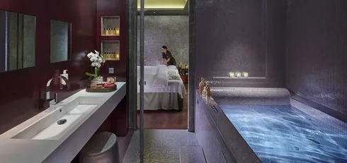 Behandlungskabine im Spa des Mandarin Oriental Paris