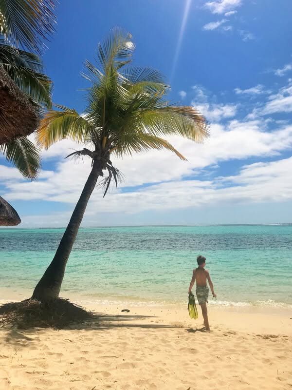 Beachcomber Paradis Kind-Palme Indischer Ozean