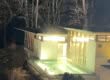 Bellevue Parkhotel Adelboden - Solepool bei Nacht Bild: Trips4kids.de